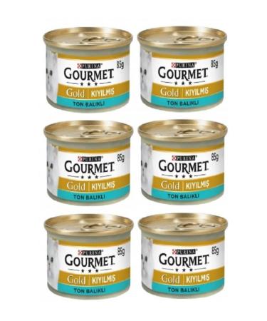 Gourmet Gold Tuna Cat Canned Food 85 Gr 6 Pieces
