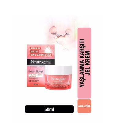 Neutrogena Brand: Anti-Aging Gel Cream Bright Boost 50 Ml Category: Hand Cream