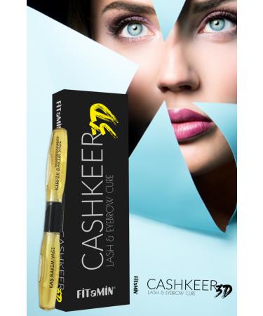 Fitamin Vegan Eyebrow and Eyelash Natural Care Oil Cold Pressed 10ml 10ml - Buy Online on GoSupps.com