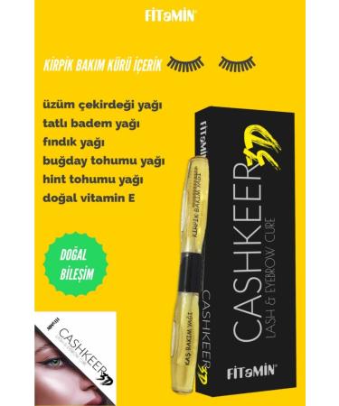 Fitamin Vegan Eyebrow and Eyelash Natural Care Oil Cold Pressed 10ml 10ml - Buy Online on GoSupps.com