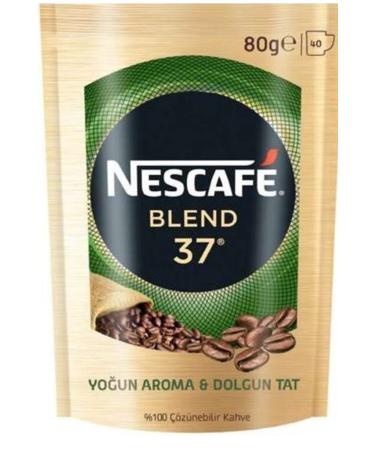Nescafe Blend 37 Intense Aroma & Full Taste Eco Package 80 grx4 - Buy Online on GoSupps.com