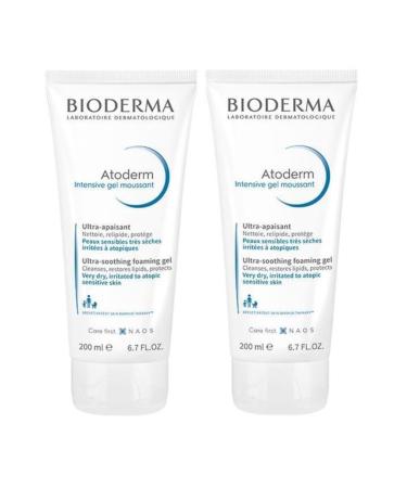 Bioderma Atoderm Intensive Foaming Gel 200 Ml 2 Pieces