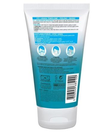 Garnier Pure & Clean 3 in 1 Anti-Oily and Anti-Imperfections Cleansing Gel 150 Ml 3600540685100. - Buy Online on GoSupps.com