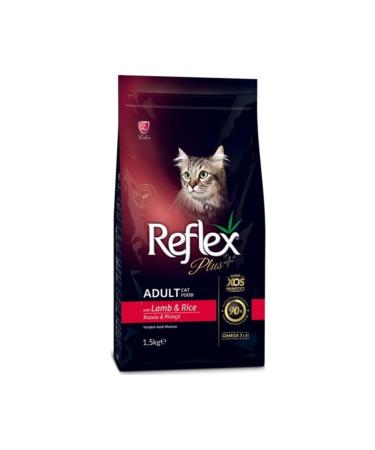 Reflex Plus Adult Cat Food with Lamb and Rice 1.5 Kg