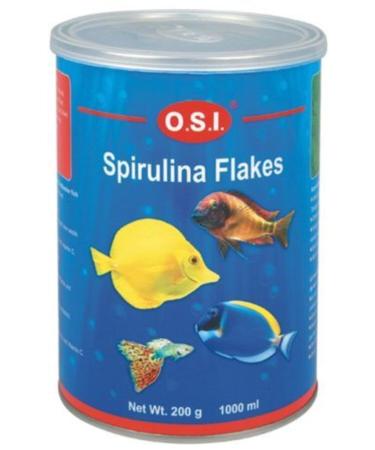 Osi Spirulina Flake 1000ml / 200gr.