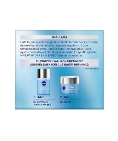 NIVEA Hydra Skin Effect Gel Cream 50 ml Pure Hyaluron - Buy Online on GoSupps.com