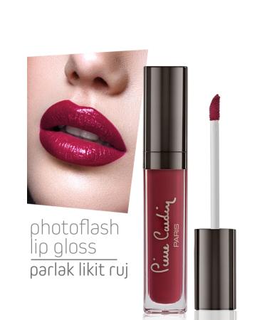 Pierre Cardin Photoflash Lipgloss - Shiny Liquid Lipstick - Indian Red