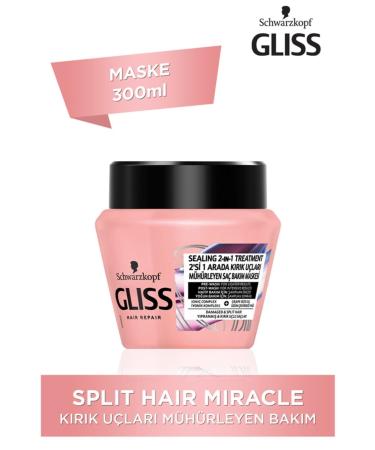 Gliss Schwarzkopf Gliss Split Hair Miracle Care Mask 300 Ml - Buy Online on GoSupps.com