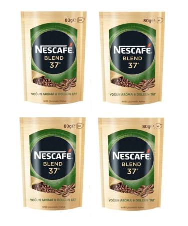 Nescafe Blend 37 Intense Aroma & Full Taste Eco Package 80 grx4