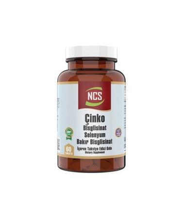 Ncs Zinc Zinc Bisglycinate Copper Bisglycinate Selenium 60 Tablets