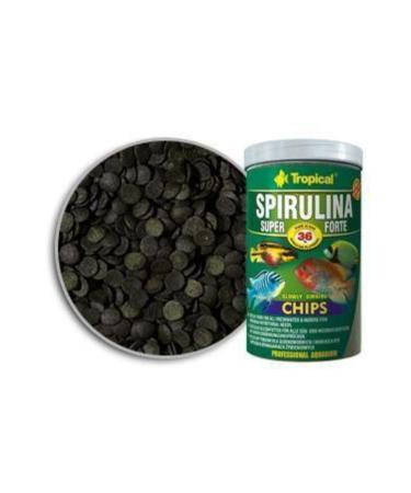 Tropical Spirulina Super Forte Chips 100gr. (open)