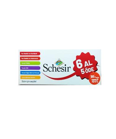Schesir Special Mixed Flavor Package 6x85 Gr (Buy 6 Pay 5)