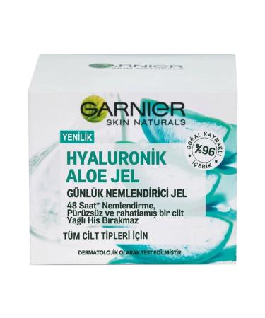 Garnier Hyaluronic Aloe Gel Daily Moisturizing Gel 50 Ml