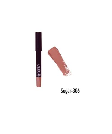 Cleo Cosmetics 24 Hour Waterproof Matte Lipstick Crayon - Pink- - Buy Online on GoSupps.com