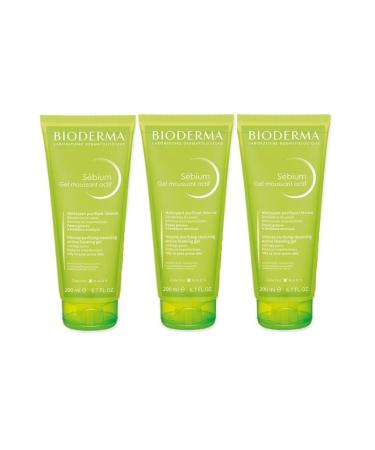 Bioderma Sebium Foaming Gel Active 200 Ml 3 Pieces