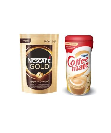 Nescafe Gold Eco 200 Gr + Coffemate 400 Gr