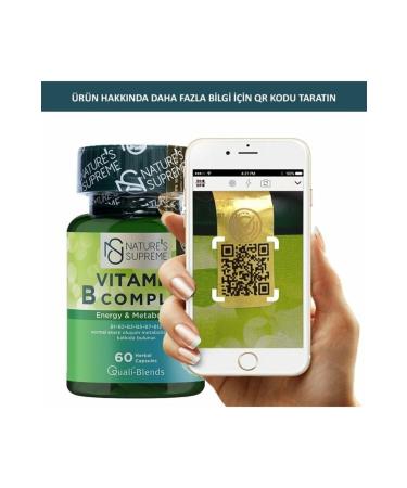 Natures Supreme Vitamin B Complex 60 Capsules - Buy Online on GoSupps.com
