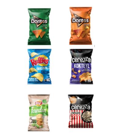 Doritos Lay's Ruffles Cookies 6-Piece Mix