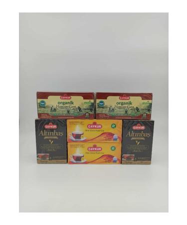 EFORLTD aykur Alt nba Organic Hem in and Black Tea Bags in Filtering Cups 2 Packs