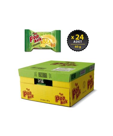 Eti Popkek Lemon Cake 60 g x 24 Pieces - Buy Online on GoSupps.com