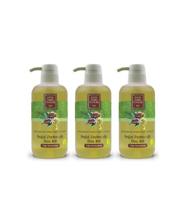 Ey p Sabri Tuncer EY P SABR Natural Olive Oil Shower Gel 600 Ml X 3 Pieces