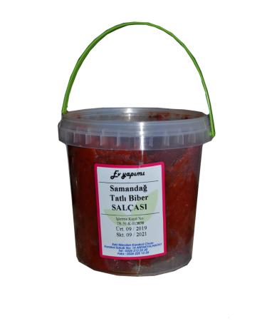 MAYA NATURAL PRODUCTS Homemade Samanda Sweet Pepper Paste 1000gr