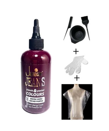 Jamaican Jean's Color Hair Dye Set Orchid Purple Dep1019