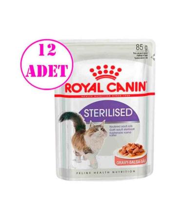 Royal Canin Sterilized Gravy Wet Cat Food 85 Gr 12 Pieces