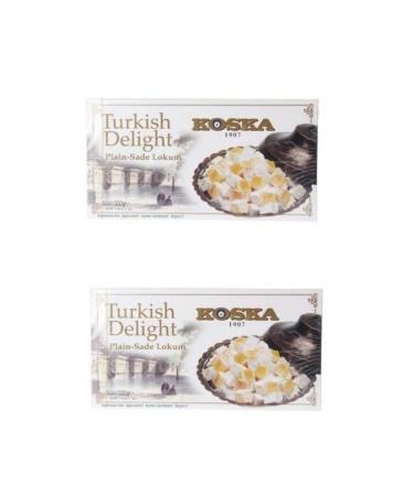 Koska Plain Turkish Delight 500 Gr 2 Pieces