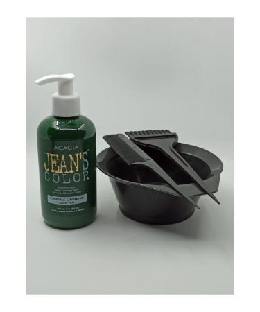 Acacia Jean's Color Emerald Green 250ml. + Paint Set