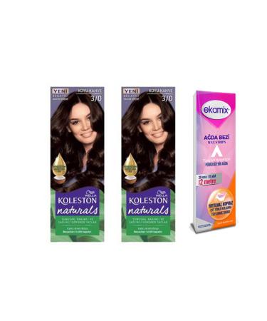 Wella Naturals Tube Dye 3-0 Dark Brown 2 Pieces