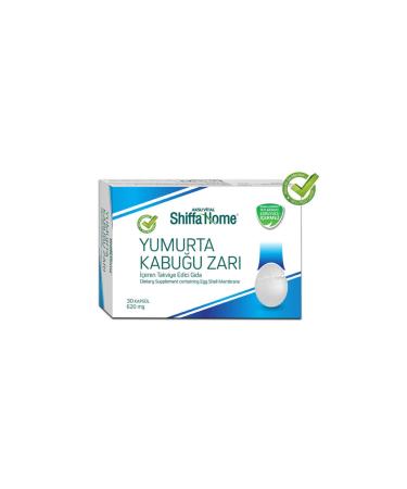 Shiffa Home Natural Herbal Eggshell Membrane 620 mg. 30 Capsules Aksu Vital