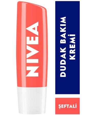 NIVEA Lip Care Cream Peach 4.8 gr - Buy Online on GoSupps.com