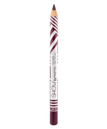 Pastel Show By Lip Liner Long Lasting Lip Pencil Boysenberry No:207