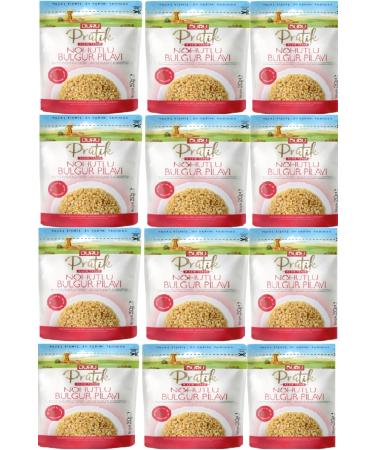 Duru Practical Chickpea Bulgur Pilaf 250 Gr X 12 Pieces 3 Minute Ready Meal