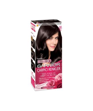 Garnier Striking Colors Hair Dye Cream 3.0 Striking Dark Brown