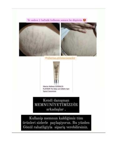 SIBERIAN WELNESS Experalta Platinum The Body Lab Cellulite Spot Topical Concentrate 150 ml - Buy Online on GoSupps.com