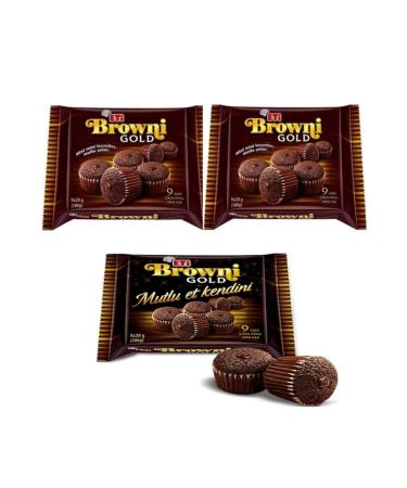 Eti Browni Gold Cocoa 3 Pieces (180gr)