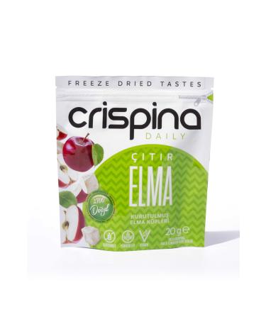 Crispina Daily Dried Crispy Snack Strawberry 3 Packs Crispy Apple 3 Packs in One (FREEZE DRIED) - Buy Online on GoSupps.com