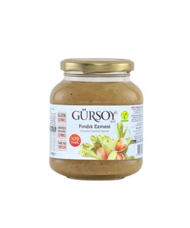 Gursoy Hazelnut Paste Glass 320 gr