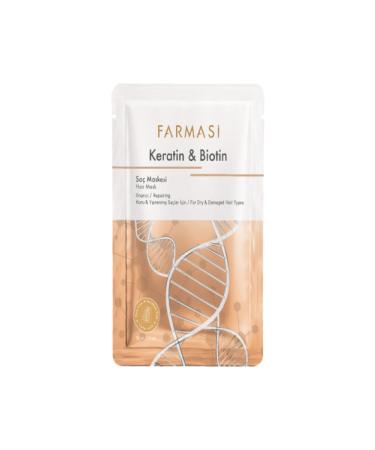 Farmasi Keratin & Biotin Sachet Hair Mask 30 ml - Buy Online on GoSupps.com