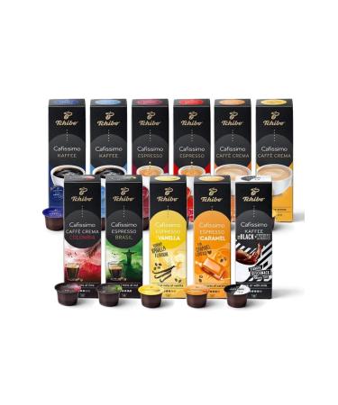 Tchibo Cafissimo Tasting Set 110 Pieces of Different Types (11x10 Coffee Capsules)