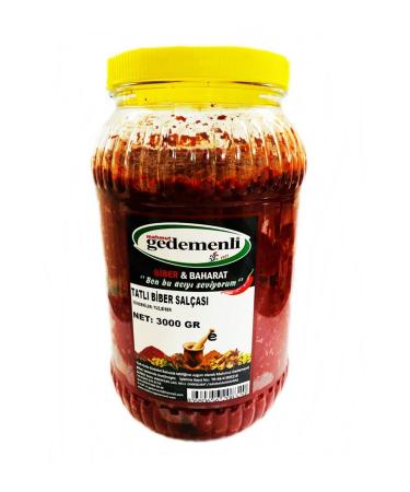 GEDEMENL Homemade Sweet Pepper Paste 3 Kg