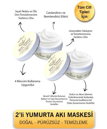 Rosawomans Egg White - Egg Pore Stain and Pore Mask 2 Pieces