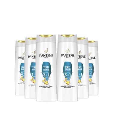 Pantene 3 in 1 Basic Care Shampoo 400 Ml 6 Pieces