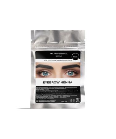 tnl professional TNL HENNA EYEBROW DYE 10 GR NO: 5 BLACK