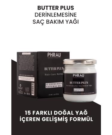 Phrau Butter Plus Deep Hair Care Oil (Nourishing and Strengthening Formula Containing 15 Natural Oils)