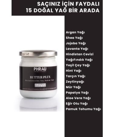 Phrau Butter Plus Deep Hair Care Oil (Nourishing and Strengthening Formula Containing 15 Natural Oils) - Buy Online on GoSupps.com