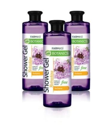 Farmasi Botanics Verbena Extract Refreshing Shower Gel-500 Ml 3 Pieces