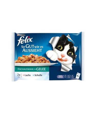 FELIX Tuna Cat Canned Food 4 Piece Package